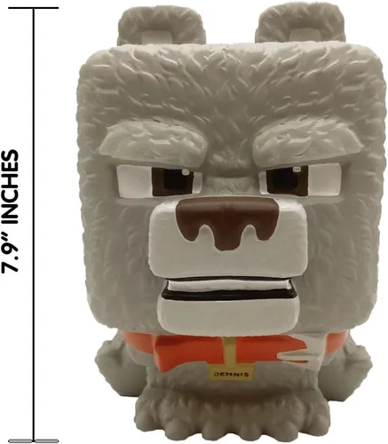 Miniatura 2 de Minecraft Mighty Mega Squishme (Abeja Cozie) Officially Licensed Minecraft Movie collectible. Soft slow-rise foam squishy, about 8 inches, with a