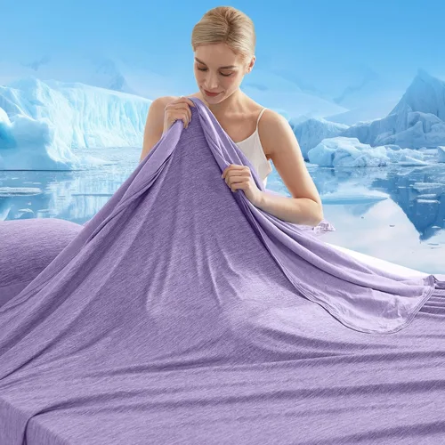 Miniatura 23 de Marchpower - Manta de enfriamiento para niños que duermen con calor, manta de lana fresca Arc-Chill con diseño de doble cara, fibra de enfriamiento