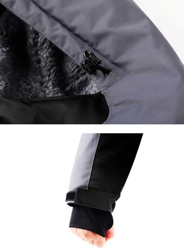 Miniatura 6 de Chaqueta de esquí impermeable para mujer, resistente al viento, con aislamiento de forro polar