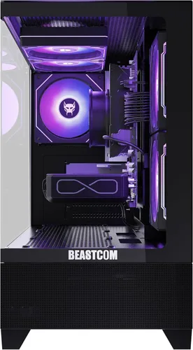 Miniatura 3 de BEASTCOM Q5 Pro Gaming PC AMD Ryzen 5 4500 6X 4,10GHz 12 hilos GeForce RTX 3050 6GB 16 GB de RAM SSD NVMe de 1 TB WiFi 5