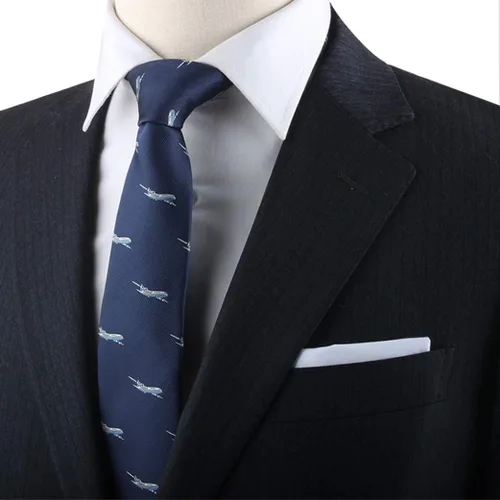 Miniatura 4 de AUSCUFFLINKS Corbatas deportivas y especiales Corbatas para hombres Lazos tejidos ajustados para el cuello Regalo para colega de trabajo