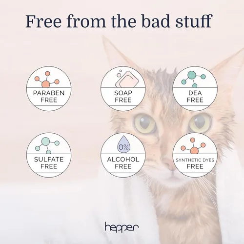 Miniatura 5 de Hepper Acondicionador e hidratante para mascotas: acondicionador y desenredante perfumado para perros. Perfecto para cabello largo, pelo corto, piel