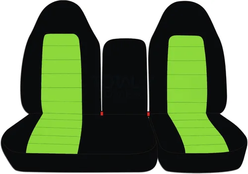 Miniatura 26 de Funda para asientos y apoya brazos de camiones, asiento delantero dividido 60/40 con apertura en el medio, para camión 1997-2000 Ford F-150, de 21
