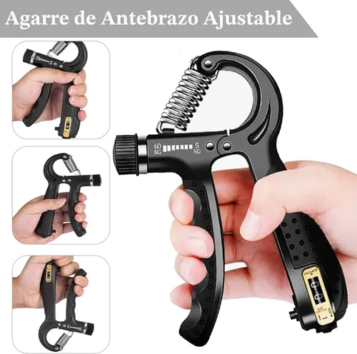 Miniatura 6 de Entrenadores de agarre, incluyendo fortalecedores de antebrazo, entrenadores de dedos, agarres de conteo mecánico, pelotas de agarre, agarradores