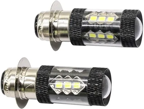 Miniatura 4 de DSkoiph Faros delanteros LED H6M 8000K 80W compatibles con Yamaha Raptor Banshee Rhino 125 250 660R 700R YFZ350 YFZ450 YFM250 YFM350 YFM450 YFM660