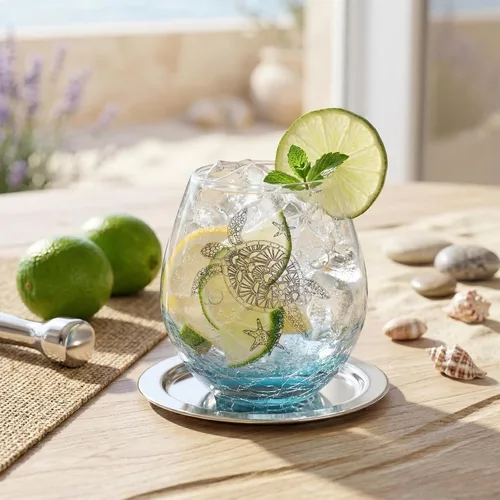 Miniatura 5 de Copa de vino sin tallo de tortuga marina para mujeres, 19 Oz, regalos de cumpleaños únicos ideales para amantes de las tortugas, regalos del Día