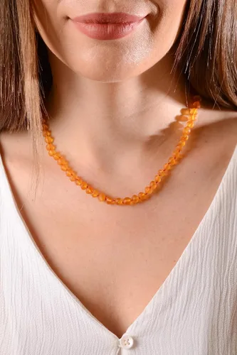Miniatura 44 de Amber Necklace for Women - HandMade Baltic Jewelry for Adult - 18 inch - 100% Genuine
