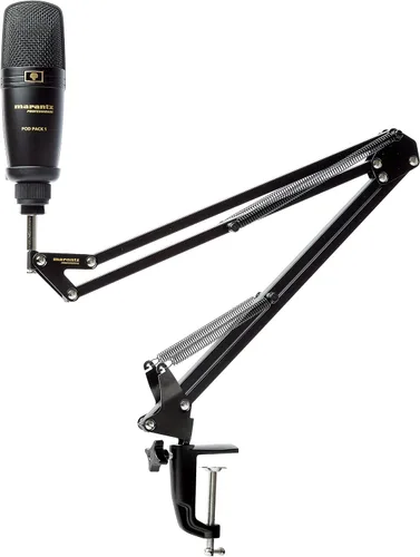 Miniatura 8 de Marantz Professional MPM-1000U - Micrófono de condensador USB para juegos, streaming y podcasting - Interfaz de audio incorporada, soporte