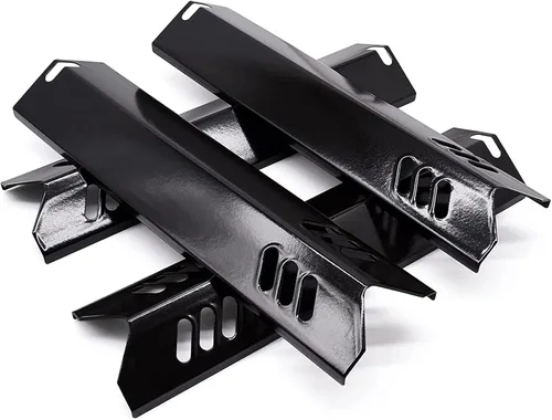 Piezas de parrilla para Dynaglo Grill DGF493BNP, 4 protectores térmicos DGF493BNP, 15 pulgadas de acero porcelánico DGF493BNP