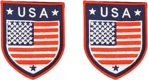 Miniatura 20 de Parche de escudo de bandera de Francia para planchar con apliques bordados tácticos banderas nacionales emblema insignia