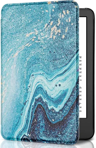 Miniatura 36 de CoBak Funda para Todos los Kindle Nuevos de 6 Pulgadas 2024 y 2022 (11ª Generación) - Cubierta Inteligente de Cuero PU, Suspensión y Activación