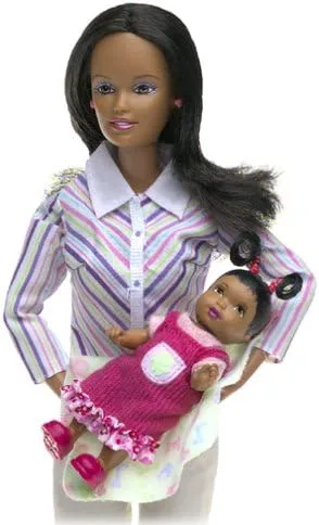 Miniatura 2 de Barbie Barrio Familiar Feliz - Midge & Baby (Aa)
