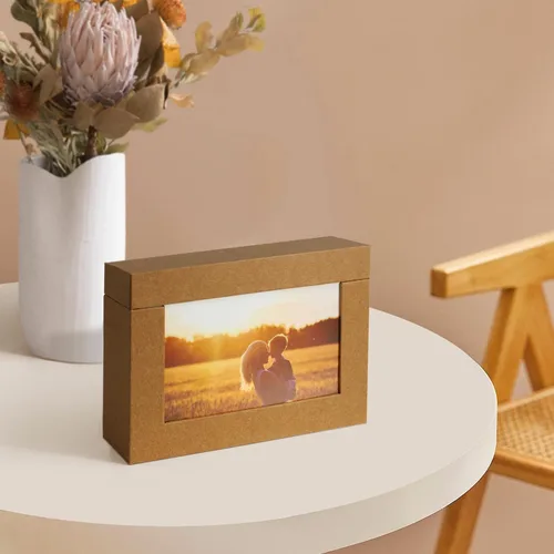 Miniatura 5 de Cajas de fotos de cartón de 5 x 7 pulgadas para fotos, juego de caja de almacenamiento de fotos familiares, caja de álbum de fotos para fotos