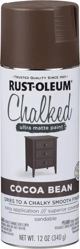 Miniatura 35 de Rust-Oleum - Pintura a la tiza en aerosol ultramate de 12 onzas (paquete de 1), color carbón, 302590
