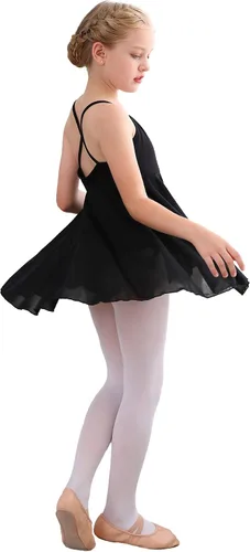 Miniatura 3 de Stelle - Vestido de bailarina para niña, con leotardo, estilo canesú, para gimnasia o ballet (para niñas pequeñas y grandes)