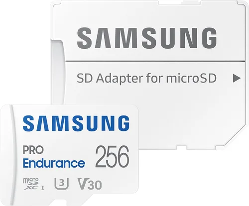 Miniatura 2 de Samsung PRO Endurance - Tarjeta de memoria MicroSDXC de 256 GB con adaptador para cámara de salpicadero, cámara corporal y cámara de seguridad