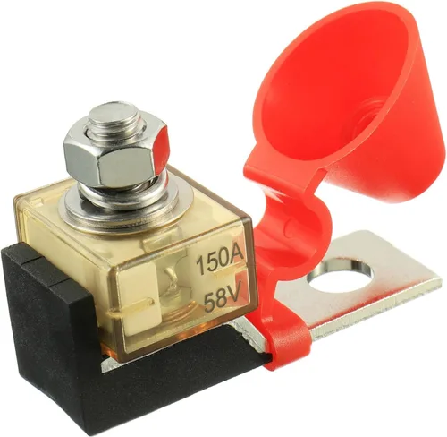Miniatura 6 de Bloque de Fusibles de Terminal MRBF de 60 AMP Portafusibles de Bloque Terminal de Un Perno 5/16" (M8) Compacto Fusible de Batería Calificado 60A