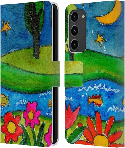 Miniatura 16 de Head Case Designs Officially Licensed Wyanne Half Light Nature 2 Leather Wallet Case Compatible with Samsung Galaxy S23+ 5G
