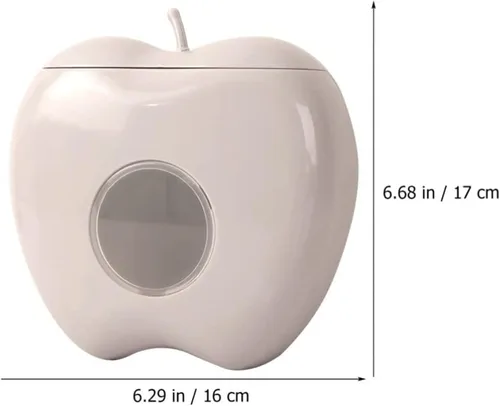 Miniatura 7 de Caja de almacenamiento de plástico, sin perforaciones, gran capacidad, ahorro de espacio, a prueba de polvo, dispensador de cocina y baño