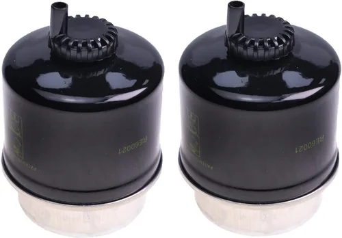 DVPARTS 2 elementos de filtro de combustible RE60021 P576918 compatibles con John Deere 5103 5105 5203 5204 5205 5210 5215 5220 5303 5310 5315 5320
