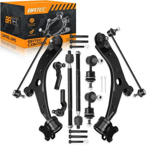Miniatura 7 de Kit de suspensión delantera para Mazda 3 5 2004 2005 2006 2007 2008 2009 2010 2011 2012 2013 2014 Brazo de control inferior con rótula de bola