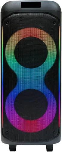 Miniatura 3 de Sistema de altavoces de fiesta Sharp PS-935 con micrófono - Altavoz portátil Bluetooth - ¡Asa y ruedas estilo maleta! Tonos neutros