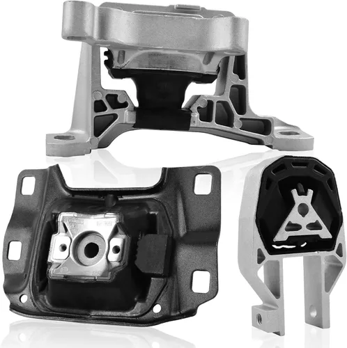 Miniatura 10 de Juego de 3 piezas de montaje de motor y montaje de transmisión compatible con Ford Focus 2005-2007 2.0L, Focus 2003-2007 2.3L, Transit Connect