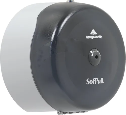 Miniatura 6 de Despachador de pañuelos Georgia-Pacific SofPull con alta capacidad de mini humo, para el cuarto de baño, Humo, 1