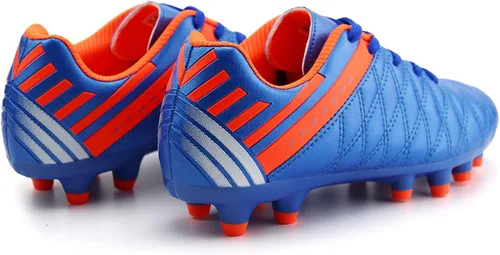 Miniatura 7 de brooman Tacos de fútbol atléticos para niños y niñas, zapatos de fútbol para exteriores