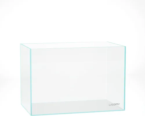 Miniatura 28 de LANDEN 25C 3.7 Galones Cubo Tanque de Acuario Sin Montura de Hierro Bajo, W9.84×D9.84×H9.84 pulg(25x25x25cm) 5mm de Grosor con Almohadilla