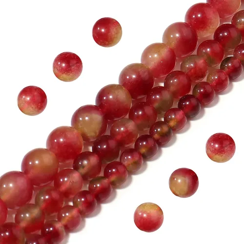 Miniatura 13 de Cuentas de Cristal de Amatista Natural de 8mm Morado Pulidas Redondas Suaves Piedras Preciosas Curativas para Hacer Joyas 15 Pulgadas