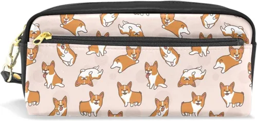 Miniatura 9 de Estuche portátil de gran capacidad con diseño floral de frutas de fresa, bolsa de maquillaje de piel sintética, organizador de maquillaje con asa