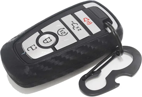 Miniatura 6 de Funda de llavero remoto inteligente ABS de 3, 4, 5 botones, para Ford Mustang Explorer Edge Fusion Bronco Mondeo F150 F250 F350 F450 F450 F550 Whit