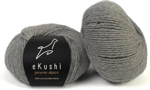 Miniatura 124 de 100% Hilo de Alpaca para Bebé para Tejer y Ganchillo - Juego de 3 Madejas de Hilo Premium DK - Ligero, Hipoalergénico y Térmico Hecho en Perú - N010