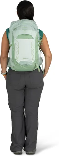 Miniatura 13 de Osprey Tempest 22L Mochila ligera de senderismo para mujer, mochila pequeña para viajes y campamentos, verde menta helada/Botánica