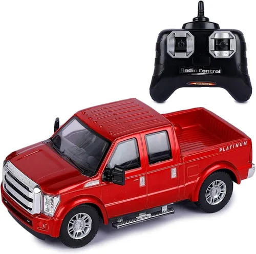 Miniatura 8 de Liberty Imports RC Ford F-350 Super Duty - Camión de juguete con licencia oficial, función completa, radio R/C, automóvil a control remoto genuino a