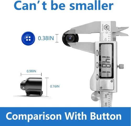 Miniatura 2 de Spy Cámara de seguridad remota inalámbrica WiFi para teléfono celular, 1080P HD para oficina en casa, cámara de niñera, cochecito