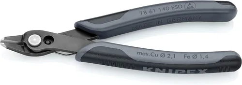 Miniatura 2 de KNIPEX 78 71 125 ESD Super-Knips Electronic Super Knips Comfort Grip, 5 pulgadas con receptor de plomo