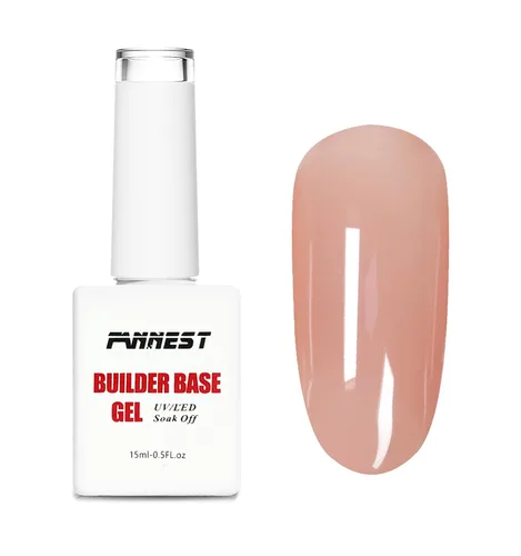 Miniatura 20 de Kit de Gel Constructor Gel Base de Goma Esmalte de Uñas, 15ml*2pcs (0.51 fl oz x 2 piezas) Para Engrosamiento de Uñas, Extensión de Fortalecimiento