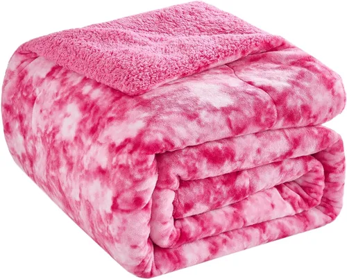 Miniatura 10 de CHOSHOME Manta de forro polar Sherpa - Manta gruesa y cálida para invierno, manta de felpa suave y mullida para cama, sofá y viajes