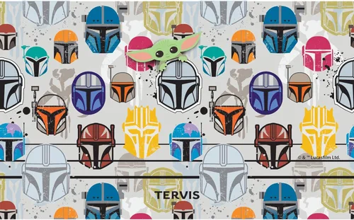 Miniatura 2 de Tervis Traveler - Vaso de viaje con triple aislamiento térmico Peekaboo de Star Wars Mandalorian mantiene las bebidas frías y calientes, 20 onzas