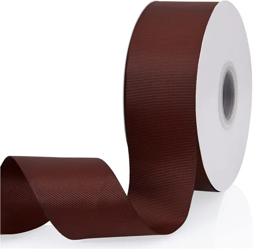 Miniatura 104 de Cinta de grogrén de doble cara de color liso azul bebé de 1-1/2 pulgadas x 50 yardas para envolver regalos, bodas, fiestas, manualidades, lazos