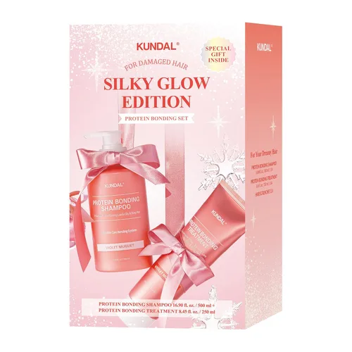 Miniatura 11 de KUNDAL Juego de champú y acondicionador Protein Bonding [Violet Muguet] - Cuidado del cabello coreano, reparación de daños, control