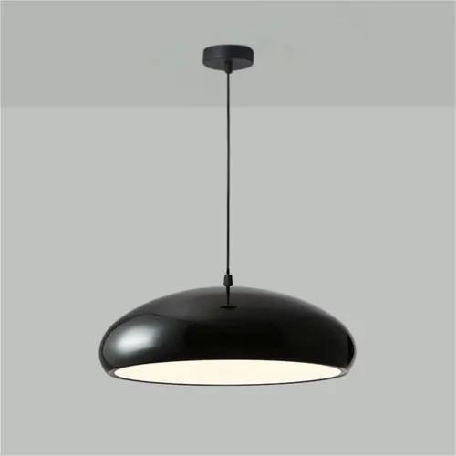 Miniatura 8 de ELEFOCUS Aluminum Pendant Light Fixtures, Acrylic Hanging Pendant Lamp, 59.1IN Height Adjustable and Dimmable LED Chandelier(Color:Arancione)