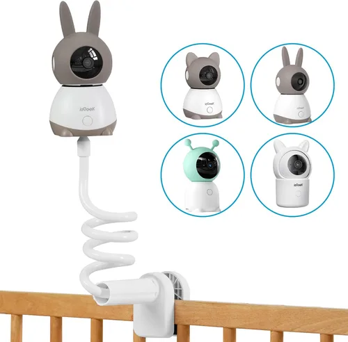 Miniatura 11 de ieGeek Monitor de Bebé con Pantalla Dividida 2K, Monitor de Bebé de Audio de 5 Pulgadas con 2 Cámaras, Video WiFi para Smartphone Cámara Dual