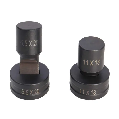 Miniatura 4 de 1 pieza de perforación hidráulica ranurada muere para la punzonadora hidráulica CH-70 (0.157x0.512 in)
