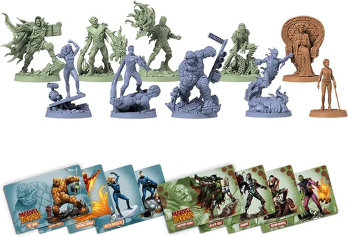 Miniatura 4 de Marvel Zombies: A Zombicide Game - Fantastic 4: Under Siege - ¡Defiende o corrompe a la primera familia de Marvel en el Apocalipsis! Juego