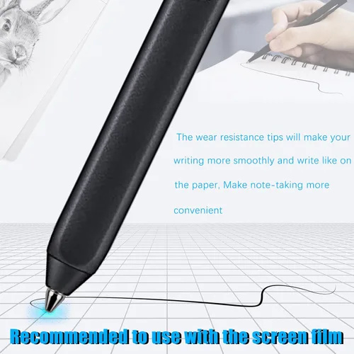 Miniatura 4 de Puntas finas de aleación de titanio de ajuste universal, no desgastadas, compatibles con BOOX Pen 2 Pro, iReader, IFLYTEK, Lamy AL-Star digital