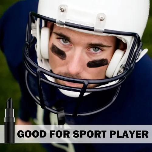 Miniatura 2 de CAHIUYOA Eye Black Stick para deportes, profesional Eyeblack Deportes Fútbol, Béisbol, Softbol, Sombras de Ojos Negros para la Cara y Cuerpo Pintura