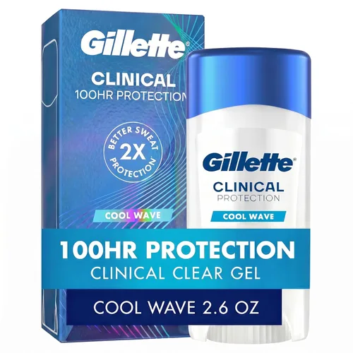 Miniatura 11 de Gillette Antitranspirante clínico y desodorante para hombres, protección 72HR contra el sudor y el olor, frescura de larga duración, tecnología